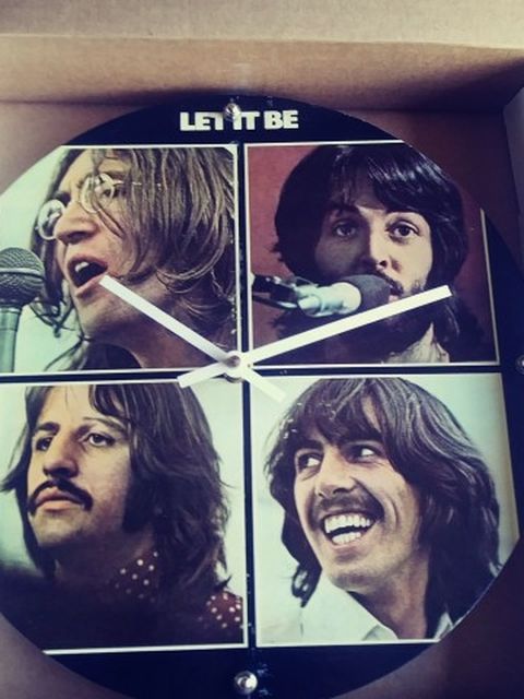 The Beatles Let It Be Album Cover Wall Clock Unique Tunes Company 12 inches