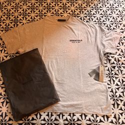 ESSENTIALS light grey shirt (LARGE ONLY)