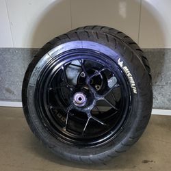 Honda Grom OG Enkei Wheels Front And Rear With Michelin Pilot Pure SC