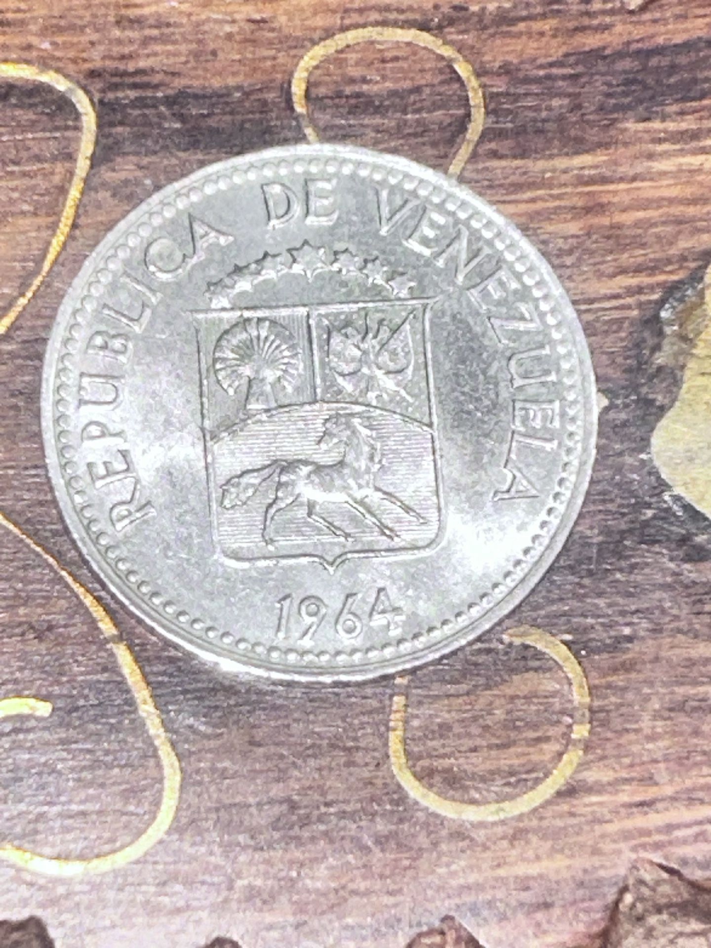 Venezuela 1964 5 Centimos Horse animal 296435