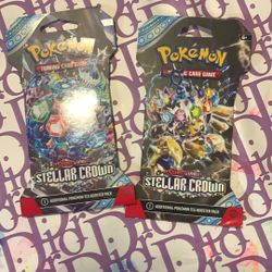 Unopened Stellar Crown Booster Packs