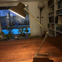 Vintage Tensor Articulating Desk Lamp Brown / Brass