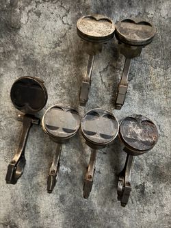 OEM Yamaha 3.3L V6 Piston & Connecting Rod Assembly 6P2 / 69J F200 F225 F250