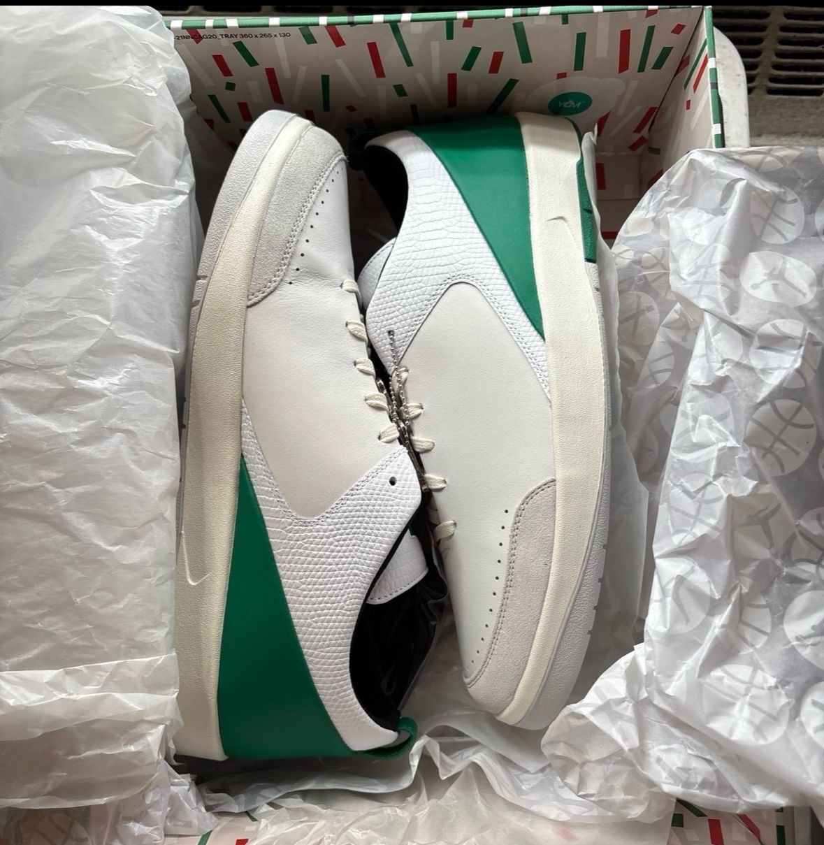 Jordan 2 Retro Low SE: Nina Chanel Abney White Malachite