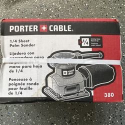 New,  Porter & Cable 1/4 Sheet Palm Sander