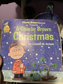 1977 Charlie Brown Christmas Read Along With 45