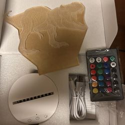 3d Dinosaurs Nightlight 