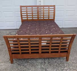 Queen Bedframe, Mattress and Box Spring