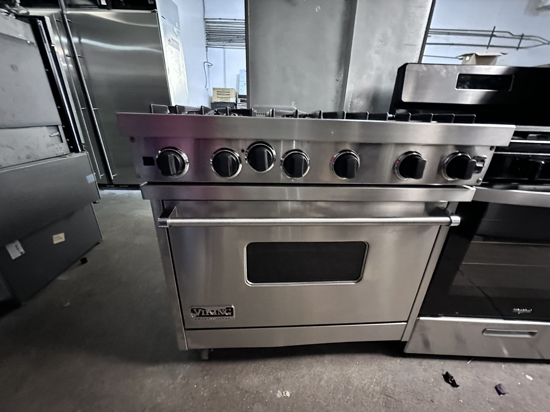 36” Viking Gas Range Stainless Steel