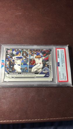 2025 Topps Now World Series Shohei Ohtani/Guerrero JR PSA 10