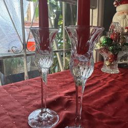 Princess House Candle Holders 2pcs 