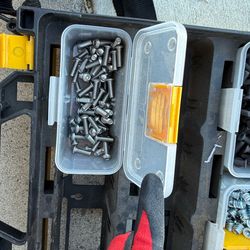 Assorted case of bolts. Stainless steel etc