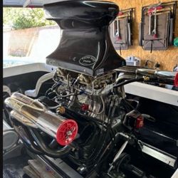 Jet Boat BBC Big Block Chevy BOSTICK 468 650 Hp 540 Torque Fresh Ready To Go 