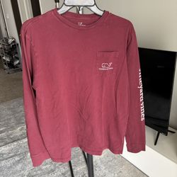 Vineyard Vines Youth Long-Sleeve Vintage Whale Pocket Tee
