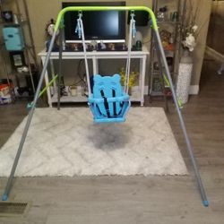 Sportspower My First Toddler Swing Folds And It's Indoor Outdoor