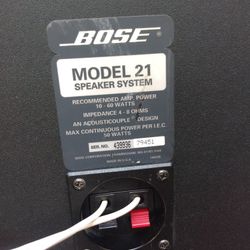 Bose Modelo 21speaker System  60 Watts 65