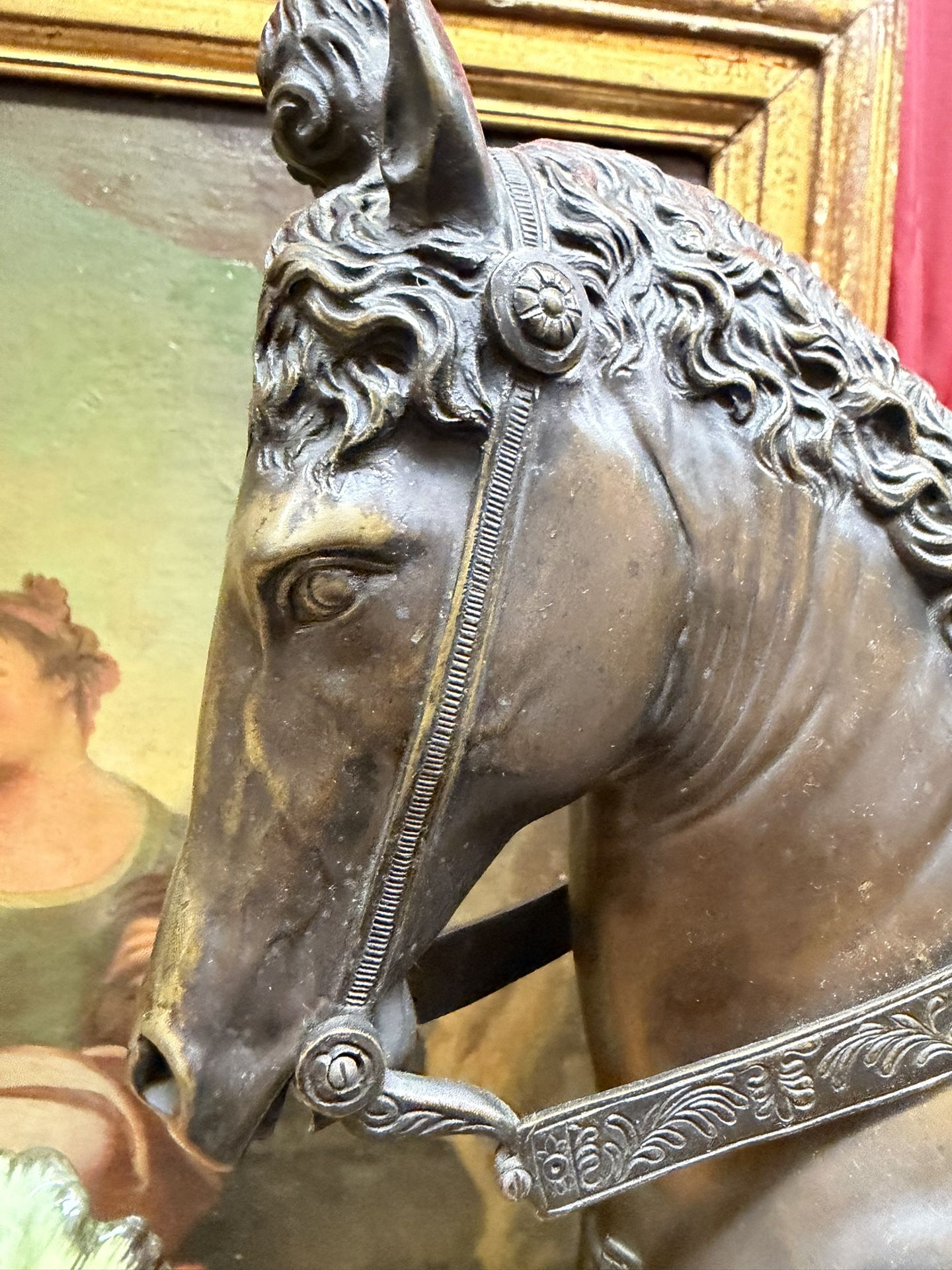 Bronze Equestrian Group Of Colleoni