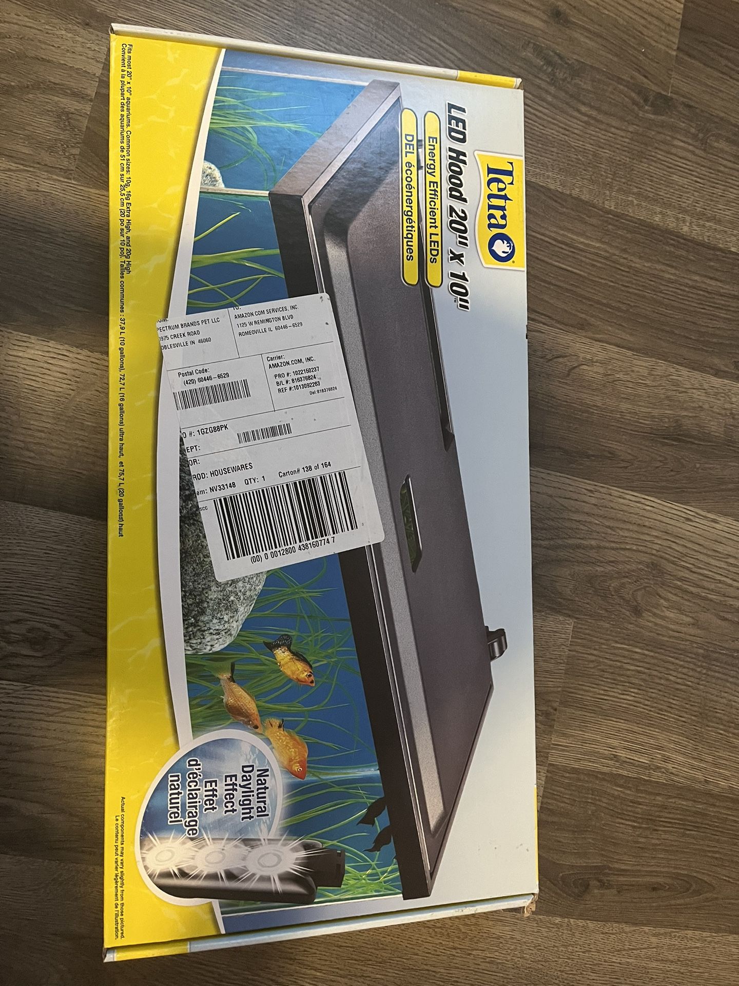 Fish tank lid 20”x10”