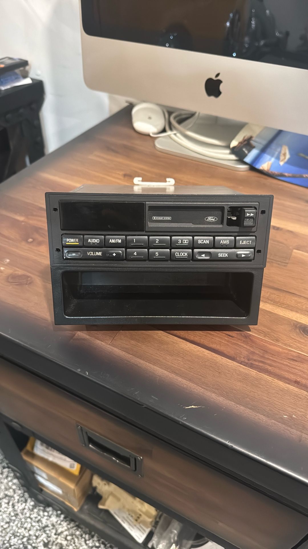 90s FORD Radio with Storage
