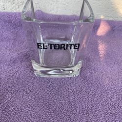 Vintage EL TORITO Whiskey Glass