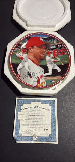 Bradford Exchange Mark McGwire Record Breaker Collector Plate