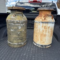 Antique Milk Cans