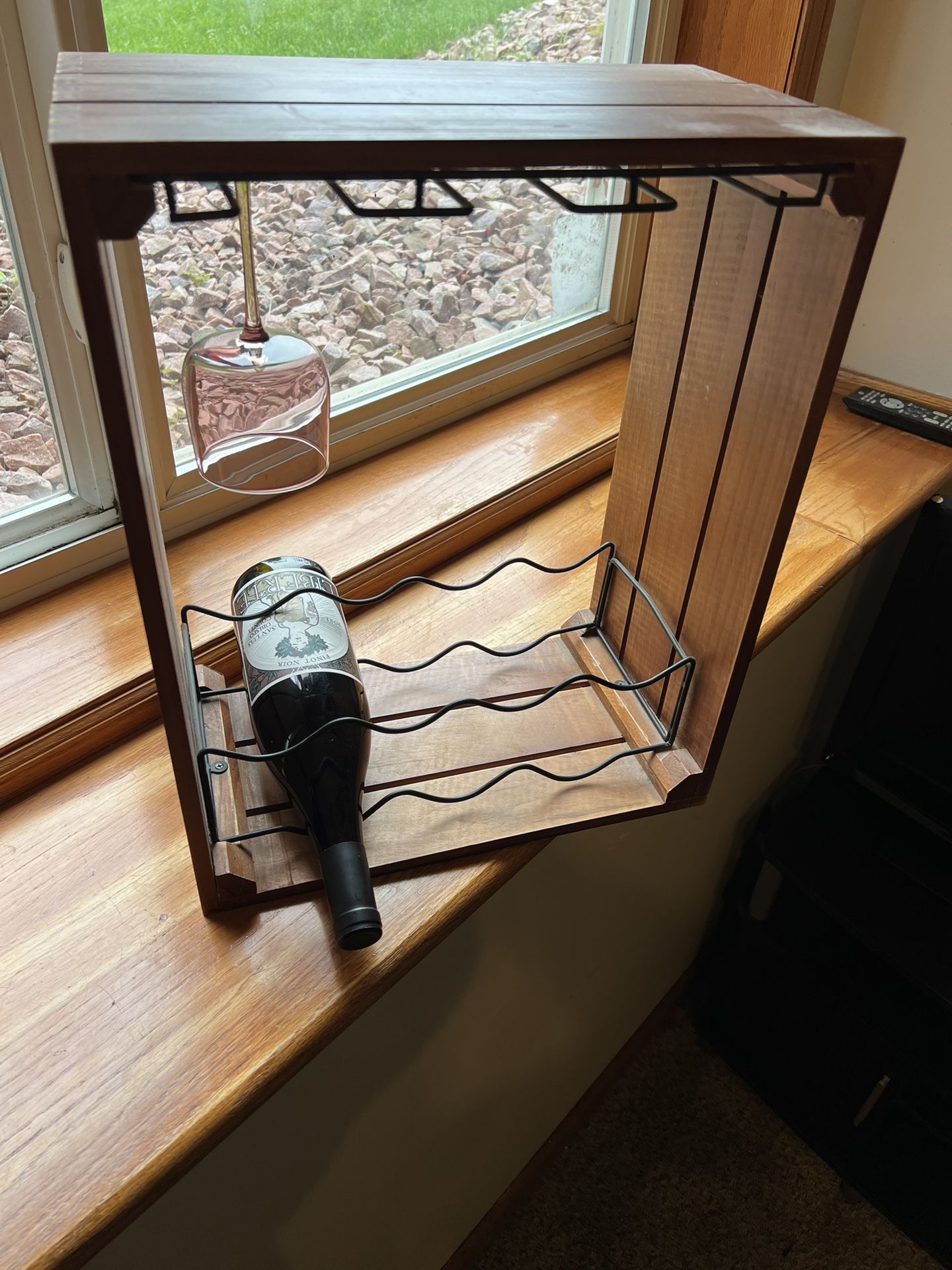 Wine And Glass Holder