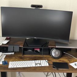 Dell S3422DWG 34 Inch Curved Gaming Monitor 3440 x 1440 with 144Hz Refresh Rate