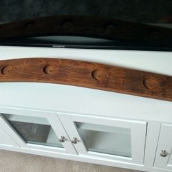 Large Wine Barrel Stave Candle Holder