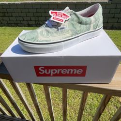 DS* Vans Skate Era X Supreme Dollar Sz 9.5 