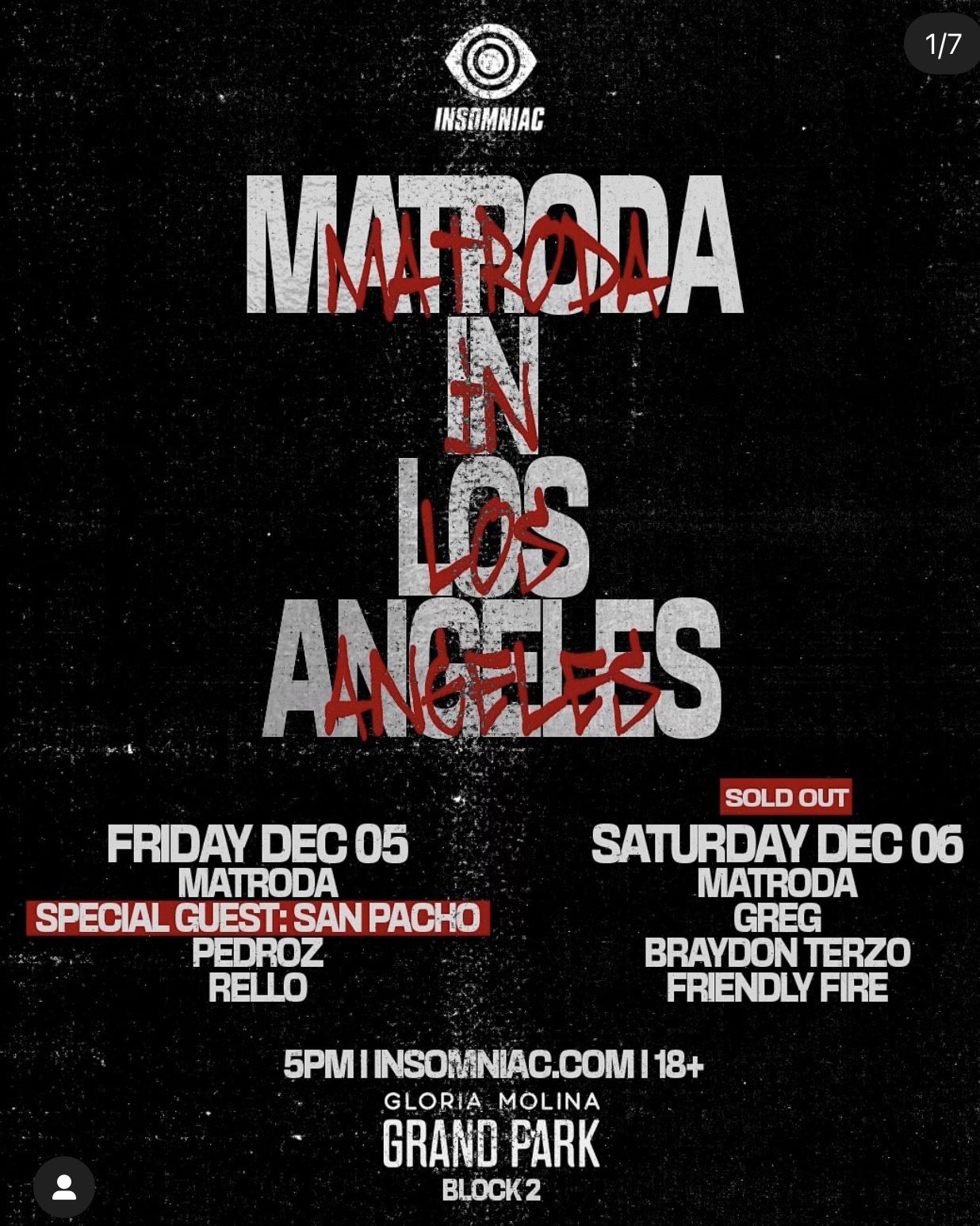 MATRODA FRIDAY FOR SALE 