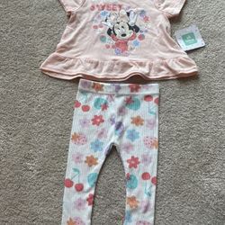 Baby Girl Outfits & Bib Sets 12 Months 