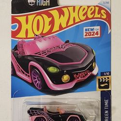 HOT WHEELS. MONSTER HIGH.  SCREEN TIME.  MONSTER HIGH GHOUL MOBILE. 