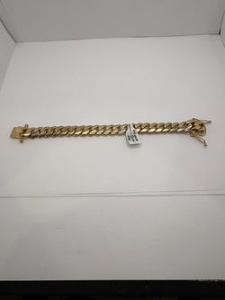 10k gold Cuban link