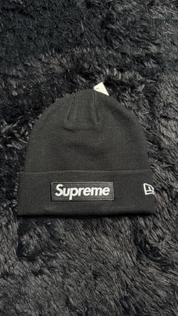 Supreme New Era Box Logo Beanie Black