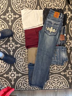 8 pairs of jeans