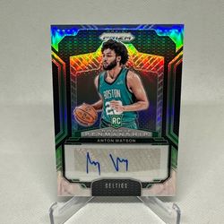 2024-25 Panini Prizm - Rookie Penmanship Anton Watson #RPE-ANT Silver Prizm