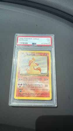 1999 Pokemon Jungle Rapidash PSA 5