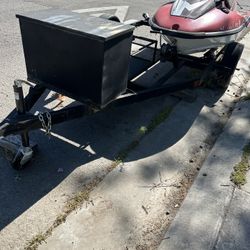 97 Kawasaki Zxi 1100 With Double Jetski Trailer