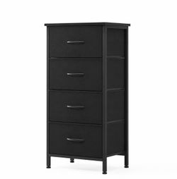 Fabric black dresser