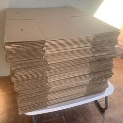 New Lot of 70 Moving/Packing Boxes 18" x 14”× 12"