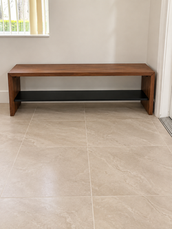 Modern Wood Entryway Bench / Shoe Storage Bench