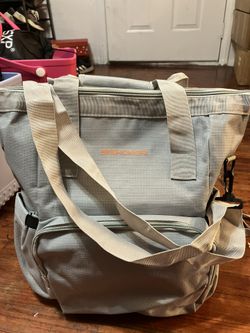 Diaper Bag Backpack,Baby Diaper Bags, Multifunctional Travel Diaper Waterproof Backpack for Baby Boy & Girls, with Portable Diaper Pad,Grey