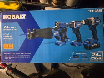 Kobalt 24V Max Brushless 4-Tool Combo Kit
