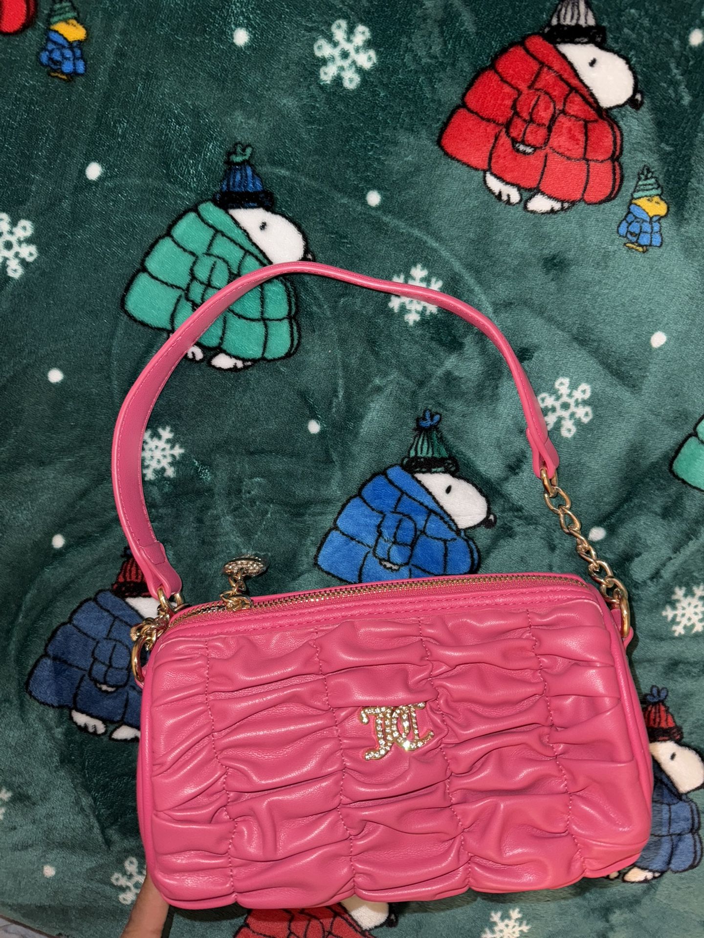Pink Juicy Couture Barrel Shoulder Bag