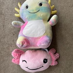 Axolotl Plushies