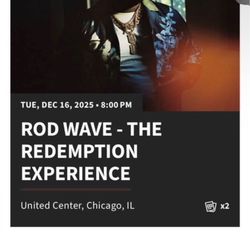 Rod Wave Concert Tickets 