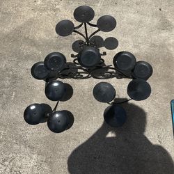 Black Candle Holders