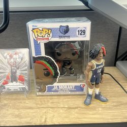 Funko Pop! Collectible Figurine Ja Morant & Card 🔥🔥🏀😱🐐💪🤯💯