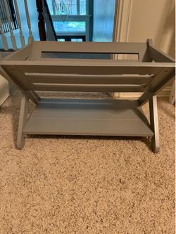 Grey pine kids bookcase